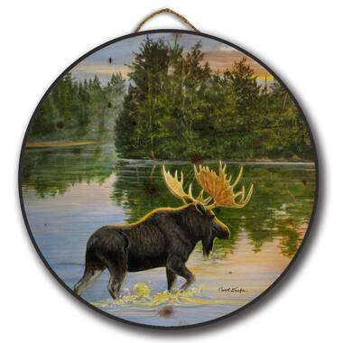 Trademark Art Ron Parker Autumn Foraging Moose On Canvas Print